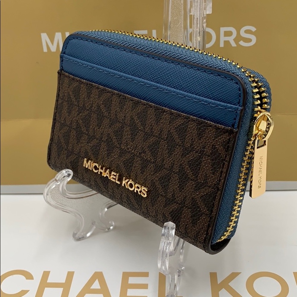 MICHAEL KORS JET SET TRAVEL MD ZA CARD CASE - Picture 5 of 16